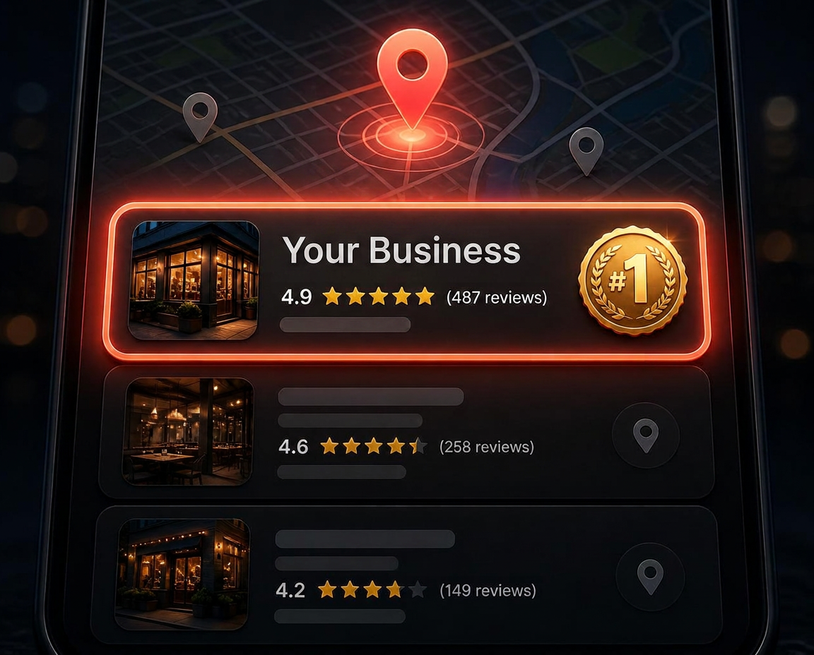Rank #1 on the map — and stay there.